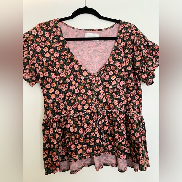 Lucky Brand Tops - Floral top! Worn a few times only!